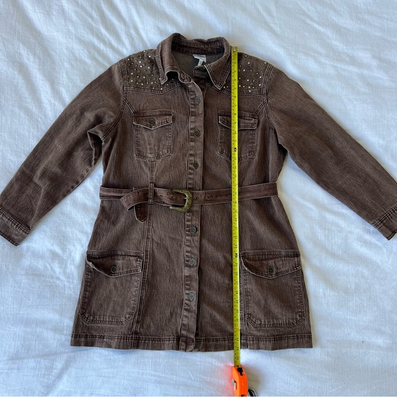 Belted Denim Dress DG2 by Diane Gilman Size XL - Picture 9 of 13